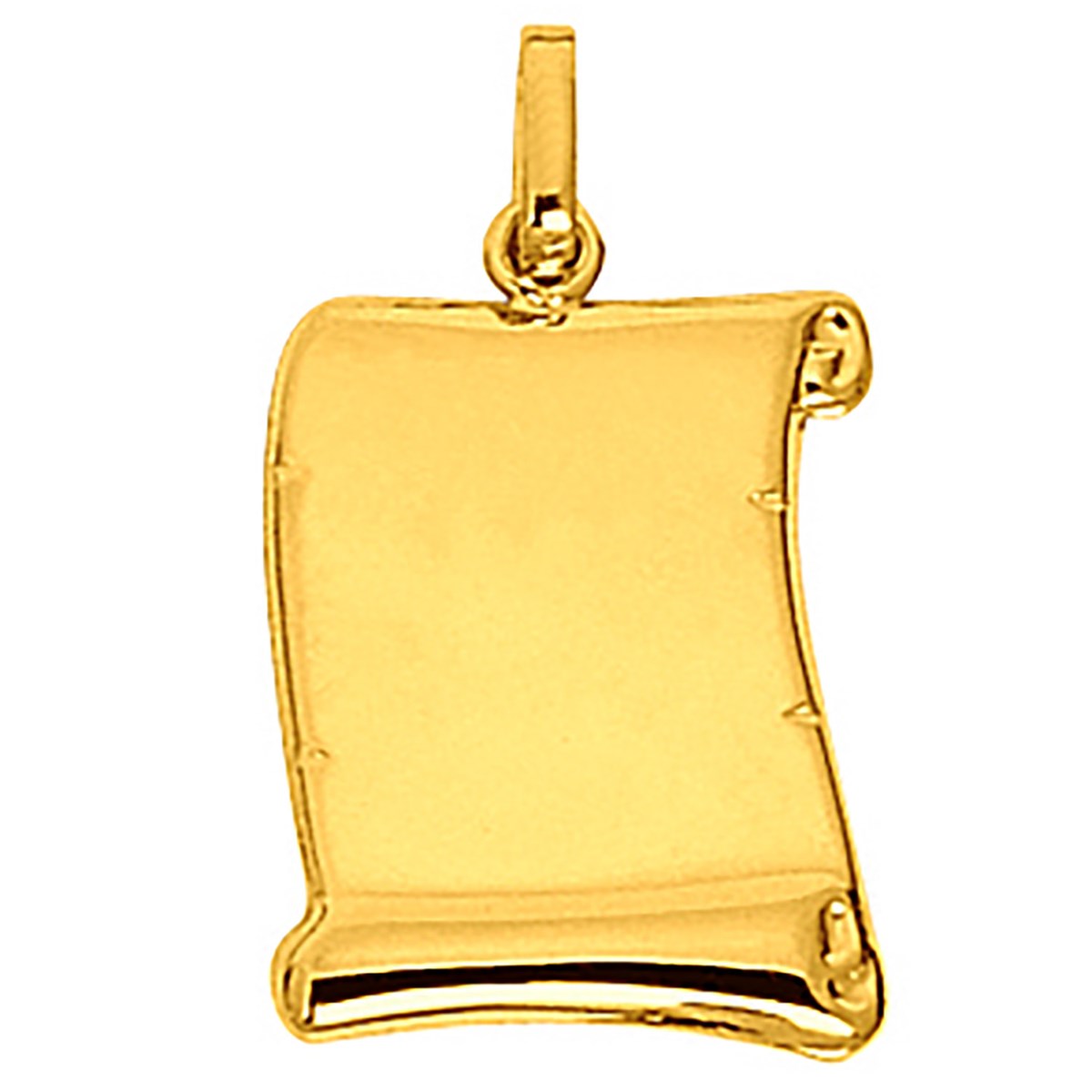 Pendentif Brillaxis parchemin Brillaxis or jaune9 carats