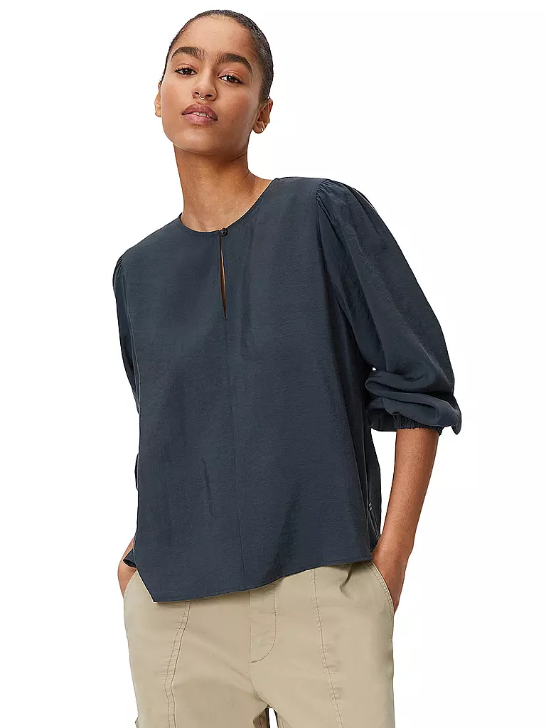 MARC O' POLO DENIM Blusenshirt dunkelblau