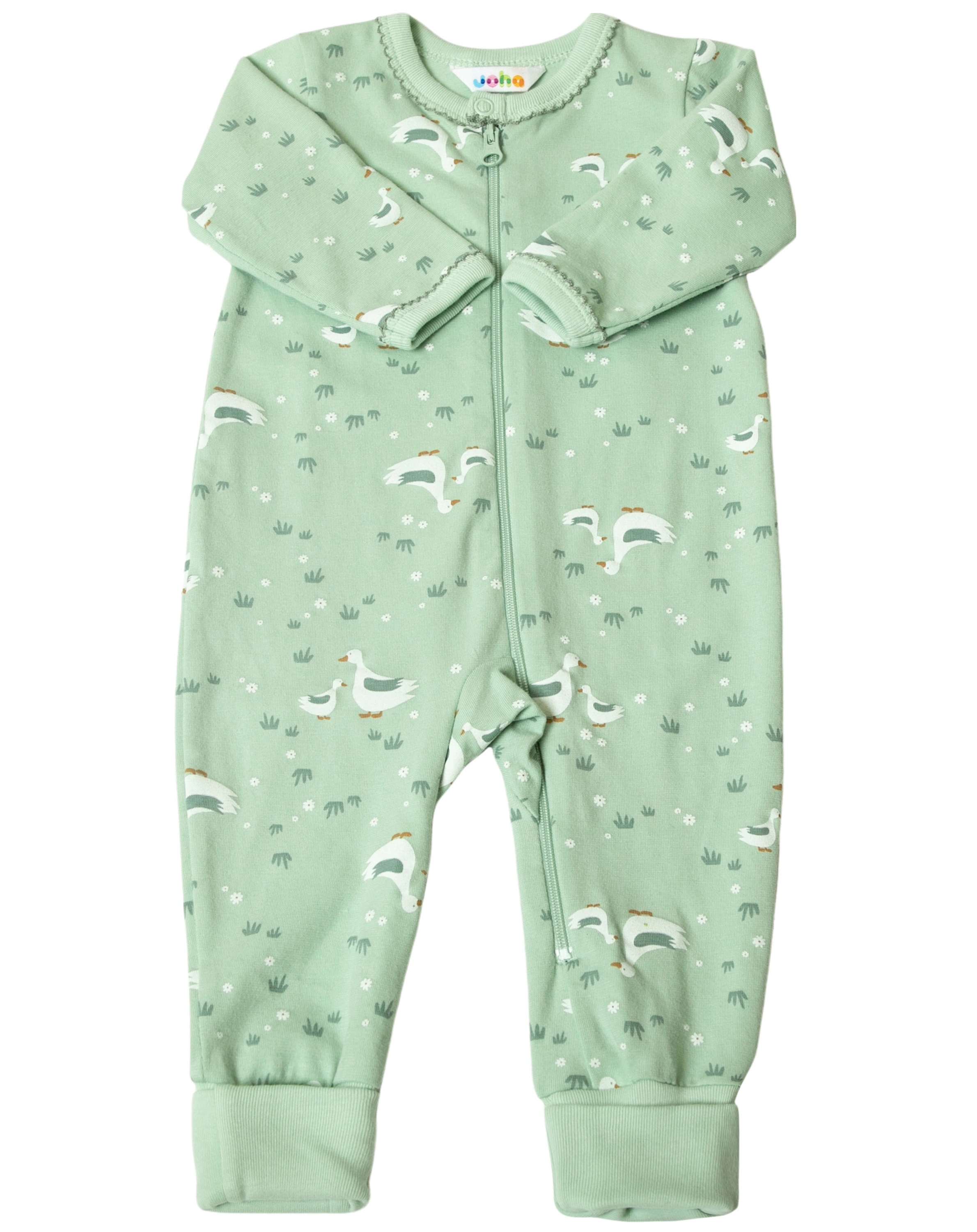 Schlafstrampler 4029 GOOSE in light green
