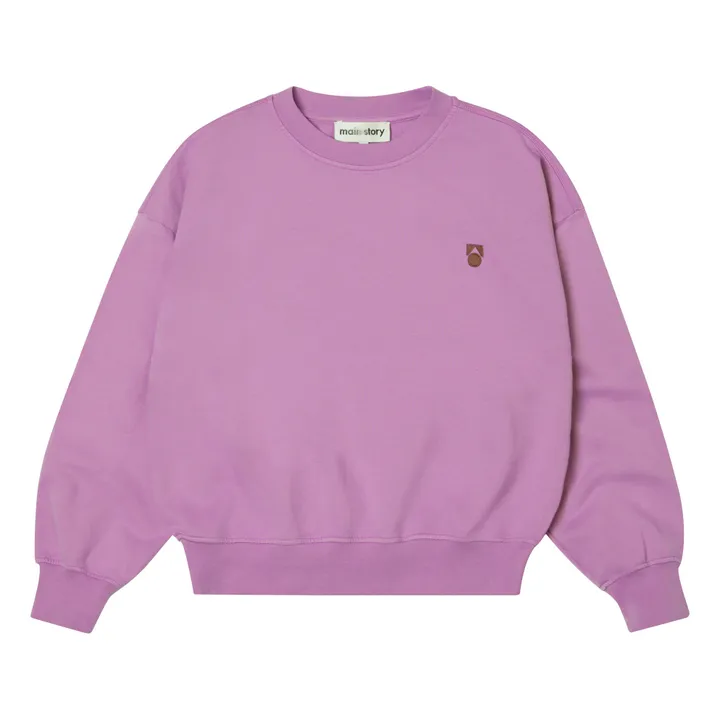 Main Story Sweat Col Rond Bubble Uni | Rose