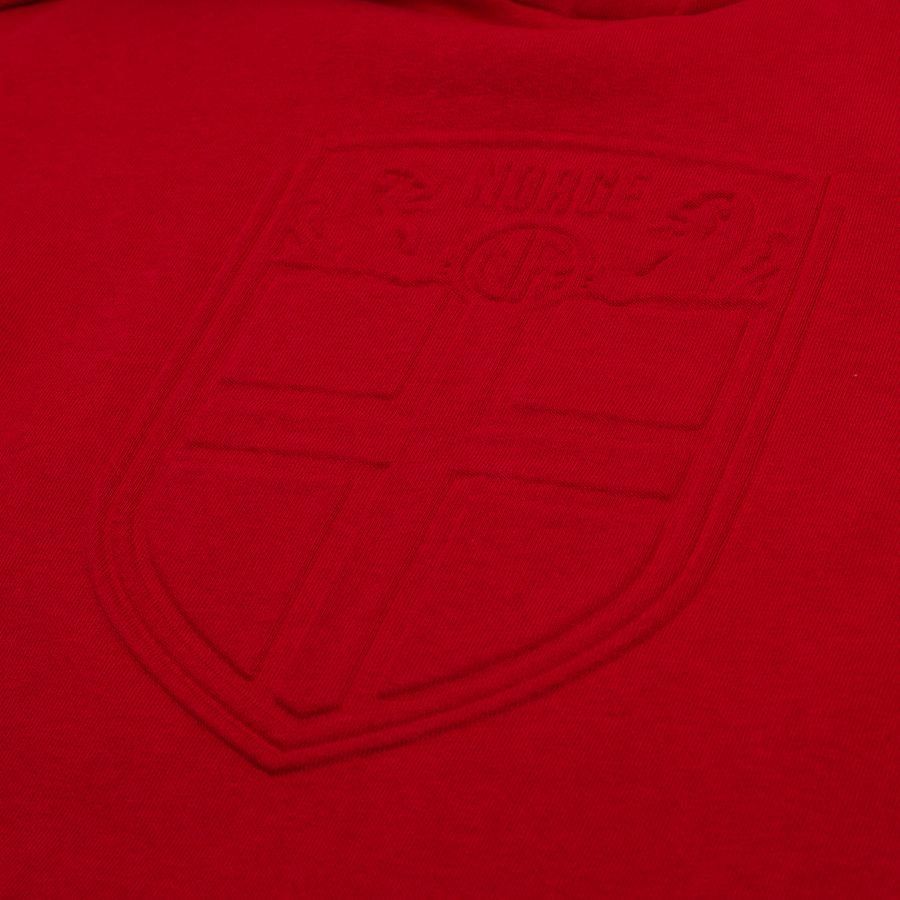 Norvège Crest Sweat à Capuche - Rouge