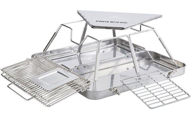 Groenberg Eldfell Kohlegrill 39 x 38,5 x 21,6  cm