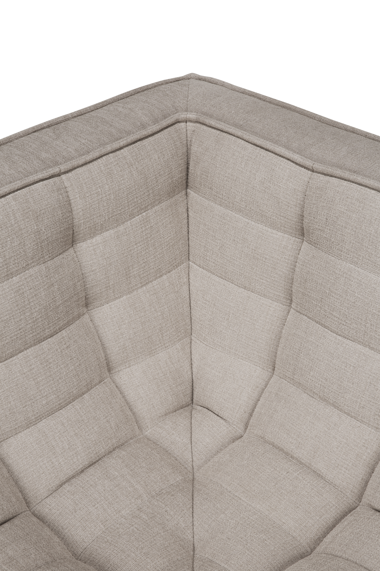 Sofa N701 90° vierkant hoekelement - eco stof ecru