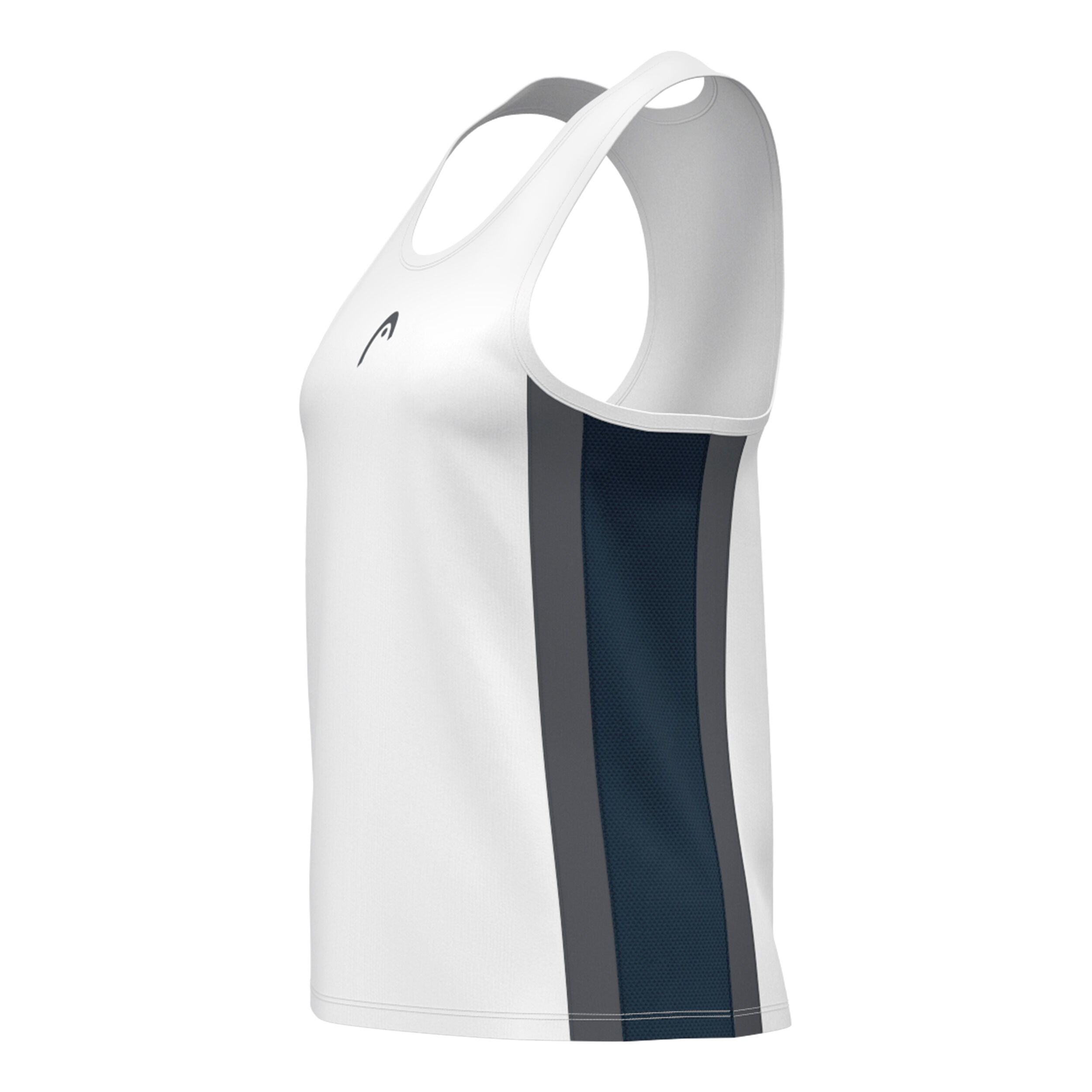 HEAD Club 25 Tech Débardeur Tank Top Femmes - Bleu Foncé , Blanc
