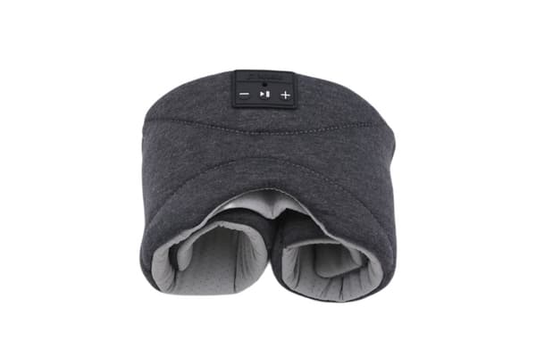INF Bluetooth Sleep Eye Mask med hvit støy Sort
