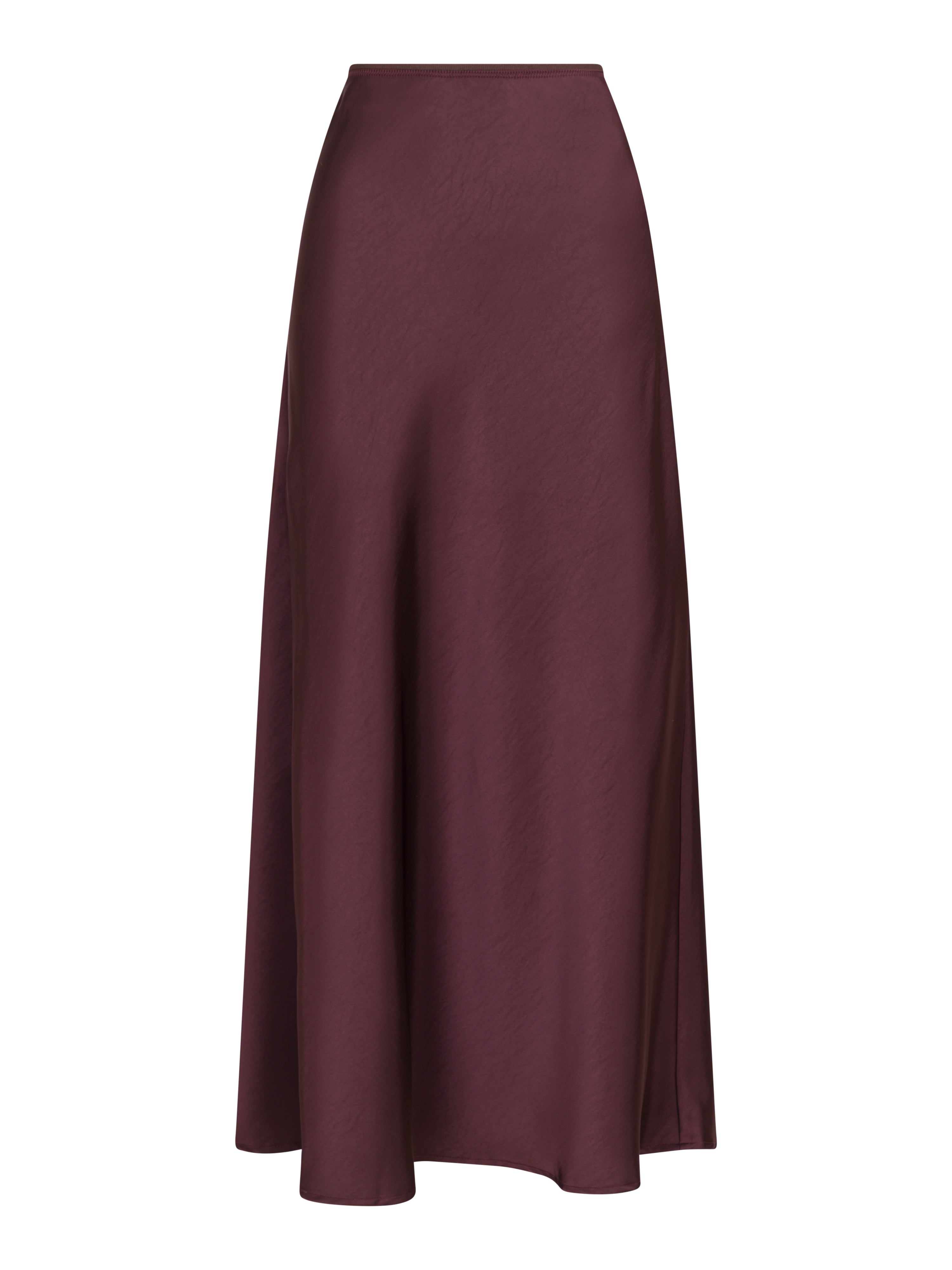 Bahne Studio  Audrey satin nederdel - Burgundy