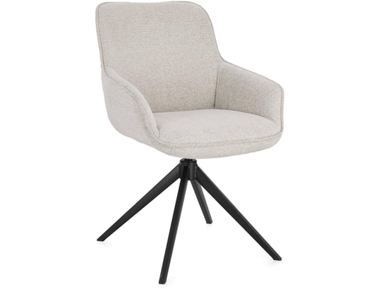 CONCEPT1 - Chaise Matilda grise pivotante
