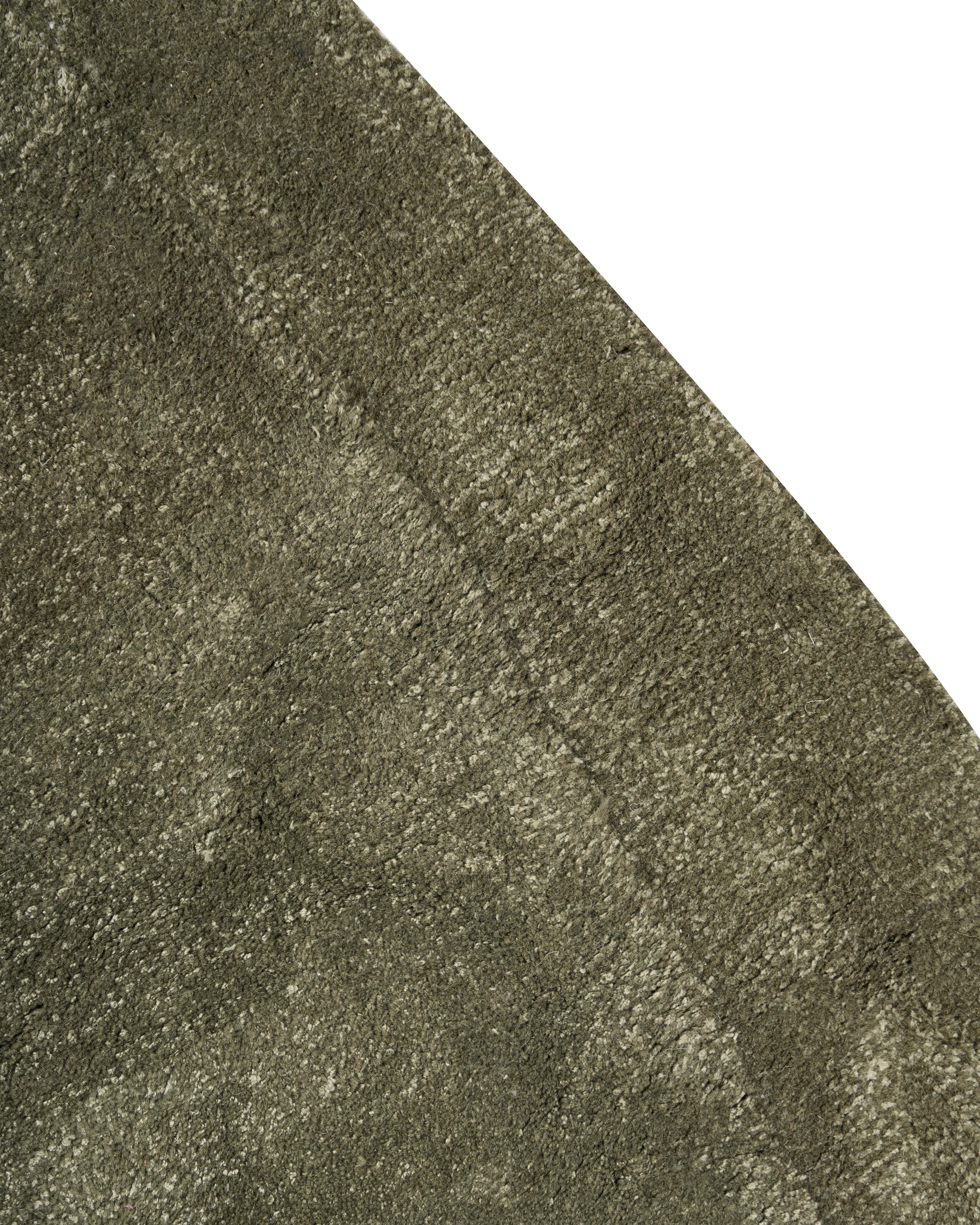 Vloerkleed MITHA Olijfgroen 200 x 300 cm Viscose