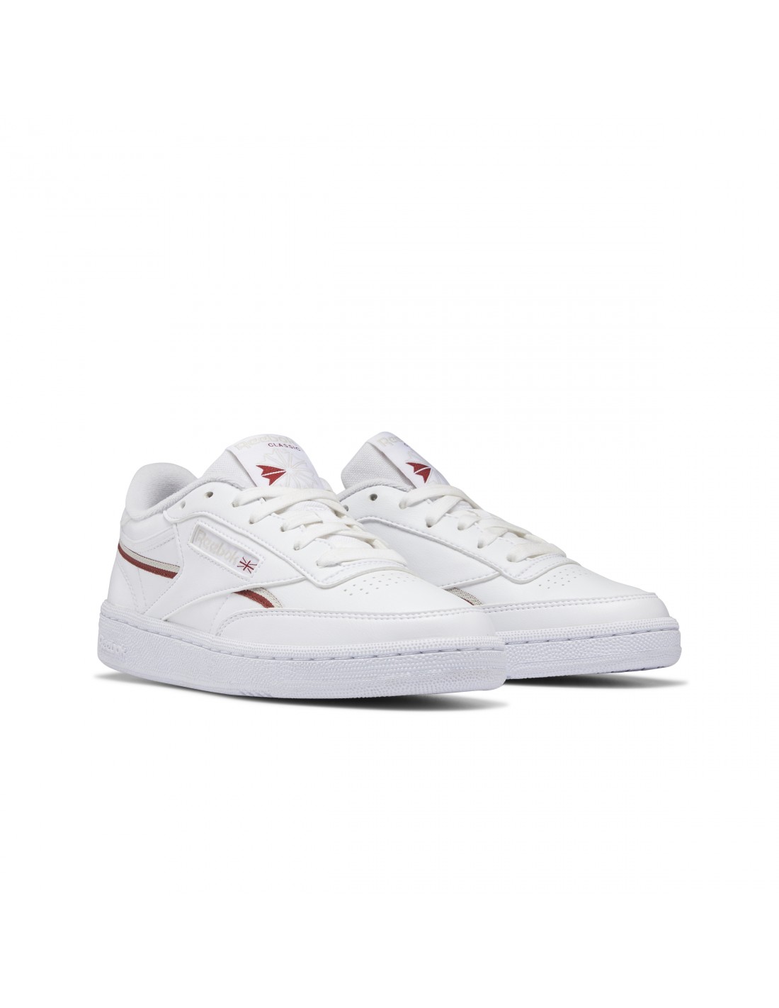 reebok sneakers femme club c 85 vegan cuir blanc