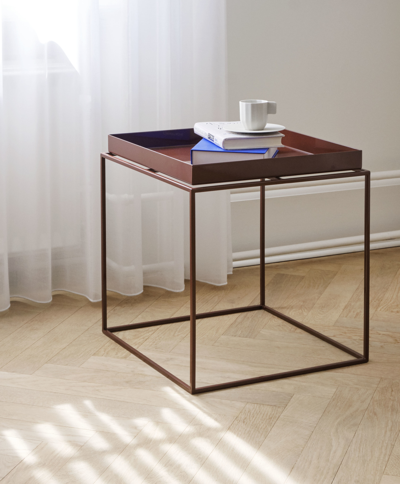 Salontafel Tray 40x40 zwart
