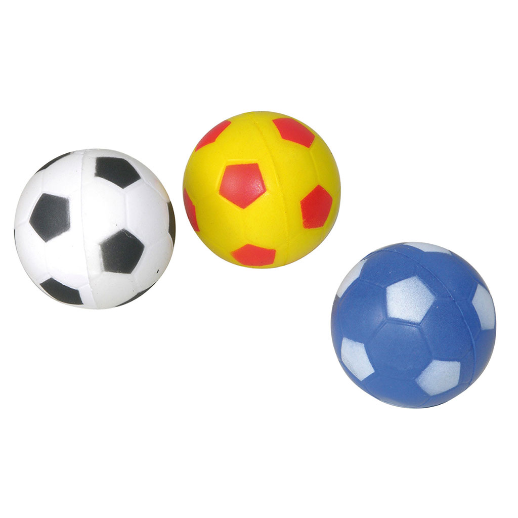 Lot de 4 balles pour chien rebondissantes 4cm
