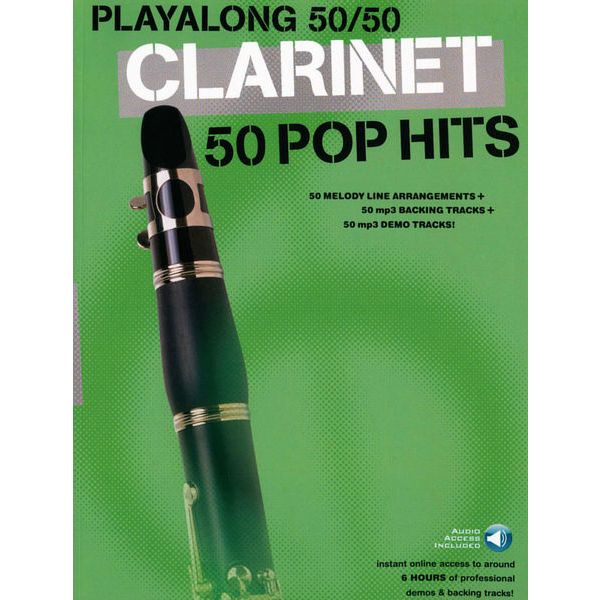Wise Publications 50 Pop Hits Clarinet