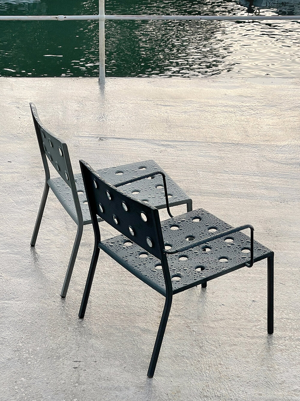 HAY  Balcony Lounge Armchair havestol - Dark forest