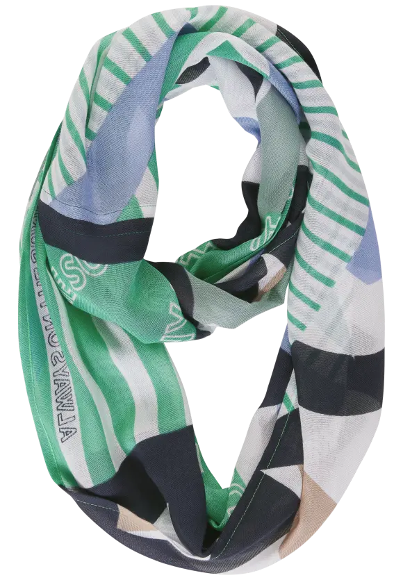Patchwork Modal Loop - grass green
