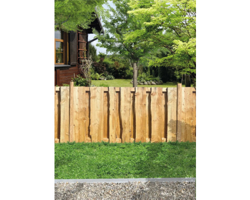 Rustieke lariks voortuinschutting, 180 x 90 cm, naturel
