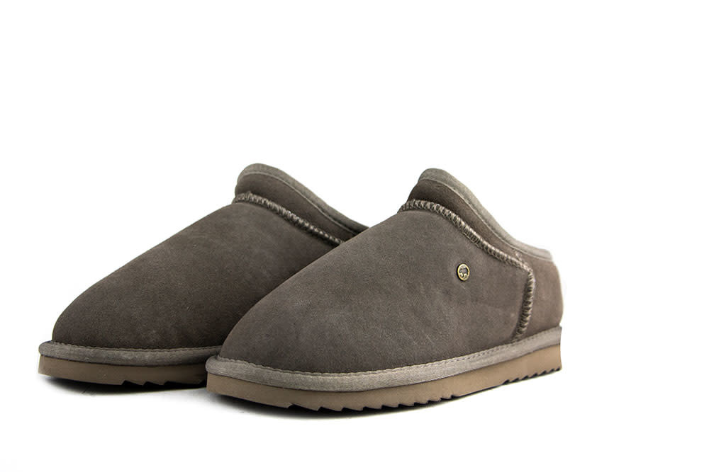 Warmbat Pantoffels Grijs Conner Pebble Suede