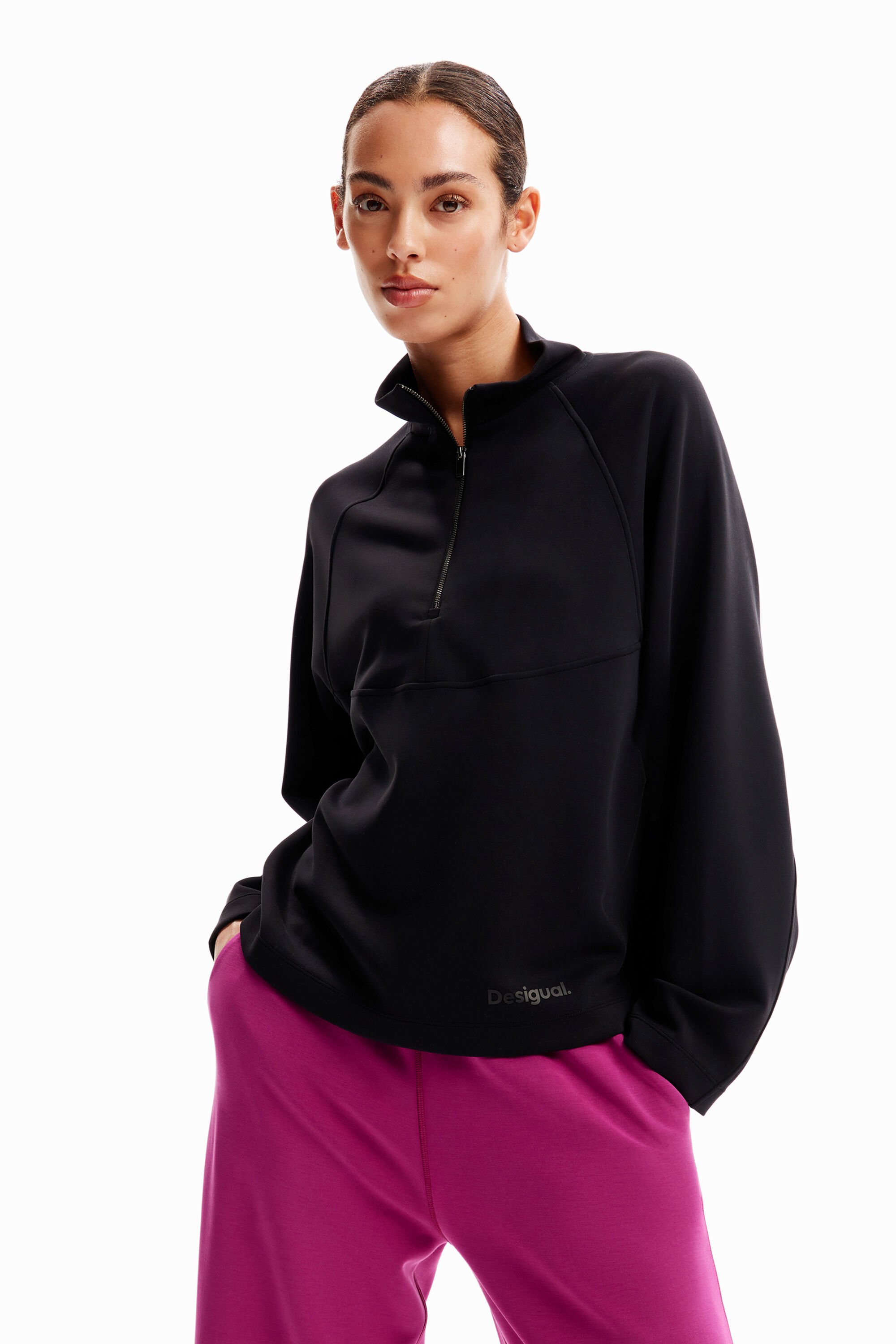 Sweat-shirt oversize sport