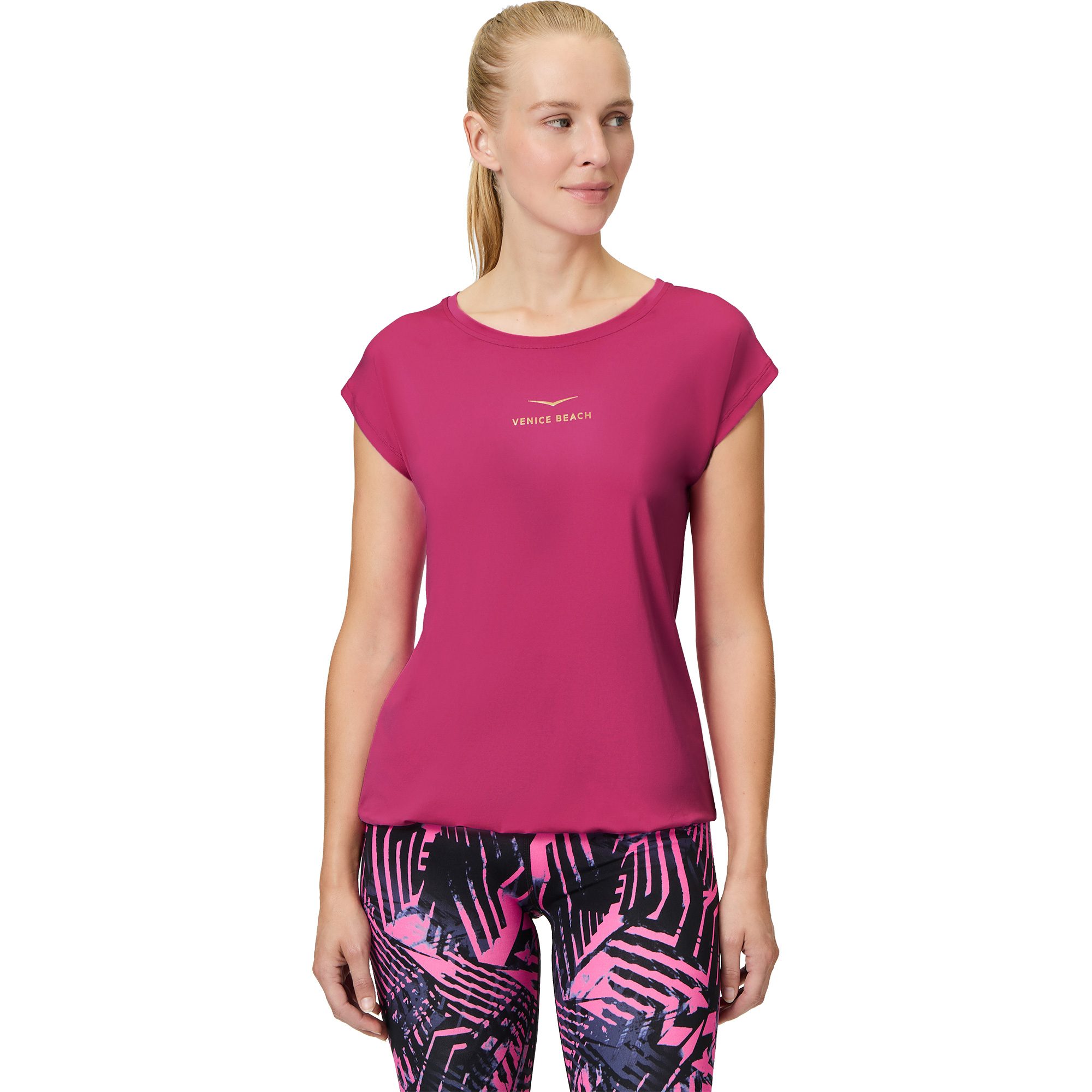 Venice Beach Wonder T-Shirt Damen peony