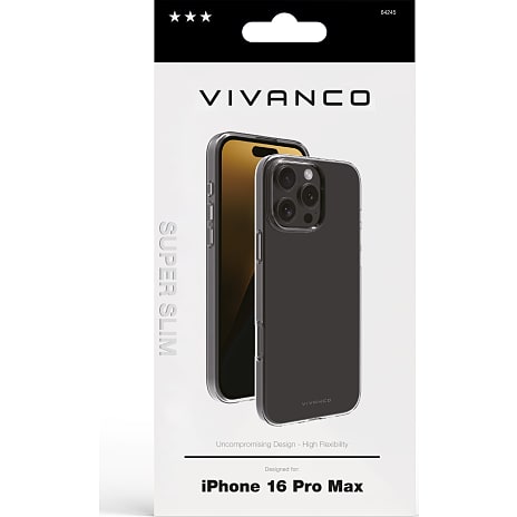 Vivanco iPhone 16 Pro Max cover - transparent
