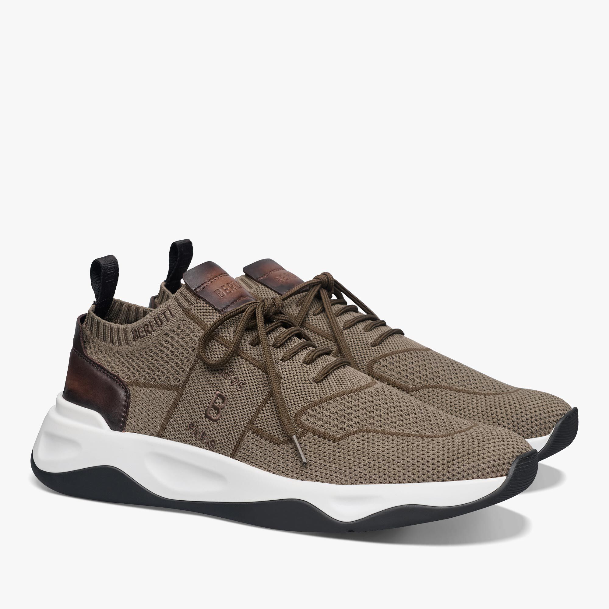 Sneaker Shadow En Maille Et Cuir