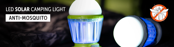 Lampe Bivvy anti-moustiques DÖRR LED Solar Camping Light Anti-Moskito