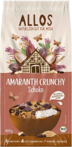 Allos Amaranth Crunchy Schokolade, 400g