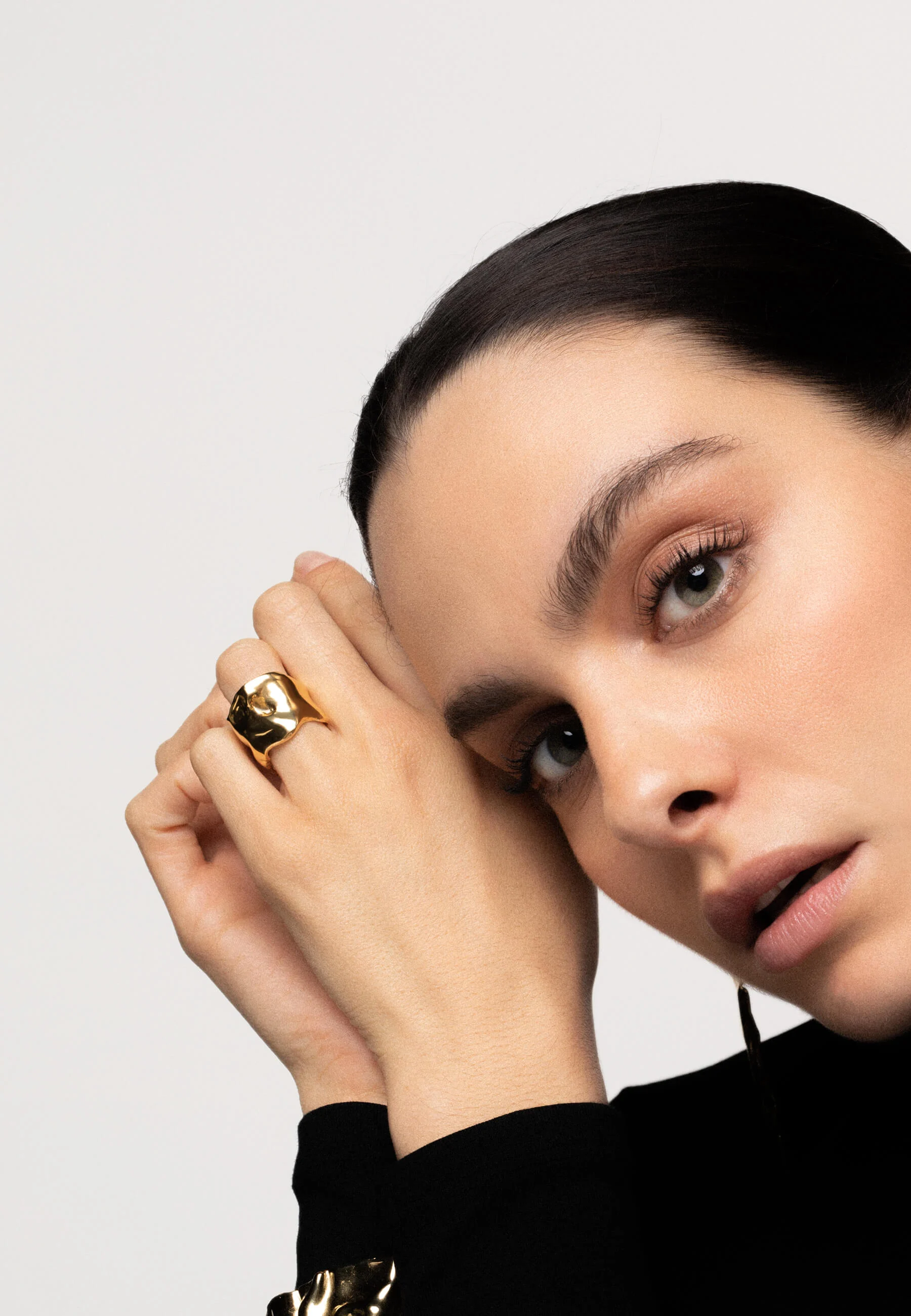 BAGUE CLEMENCE - Bague artisanale | Doré