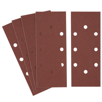 Irwin schuurvel 230 x 93 mm K150 voor klembevestiging, met perforatie voor B D, 5 stuks.