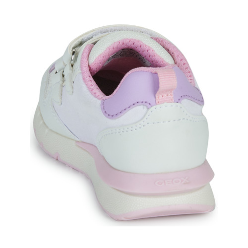 Geox - J FASTICS GIRL - Blanc / Violet