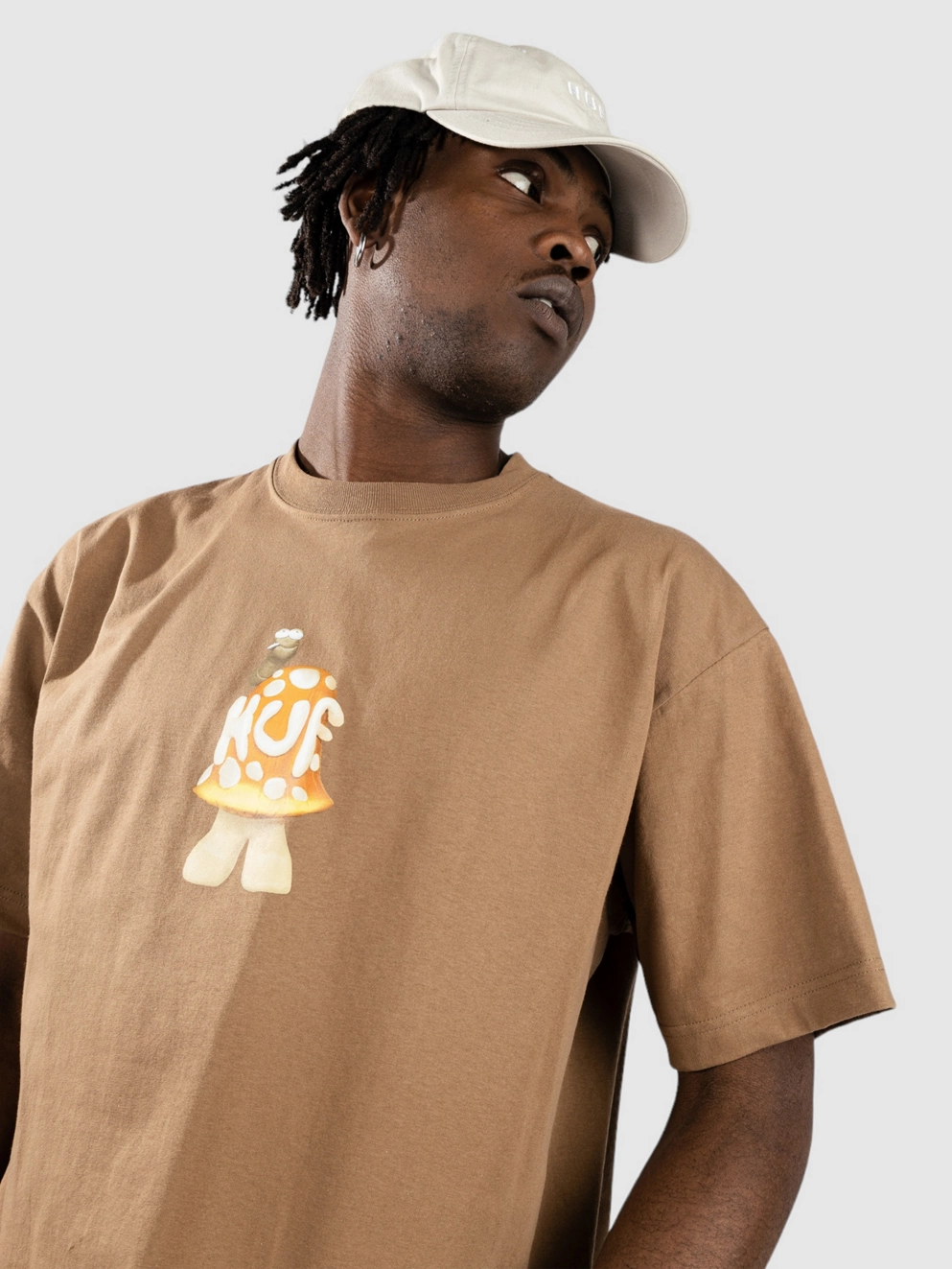 HUF Shroomery T-Shirt camel