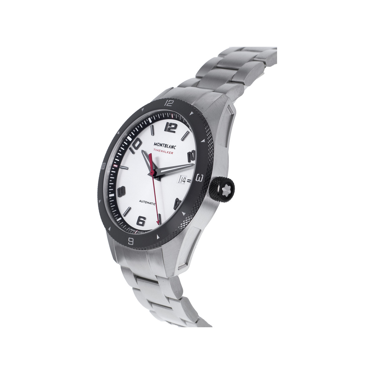 Montre d'occasion MONT BLANC Timewalker homme automatique acier