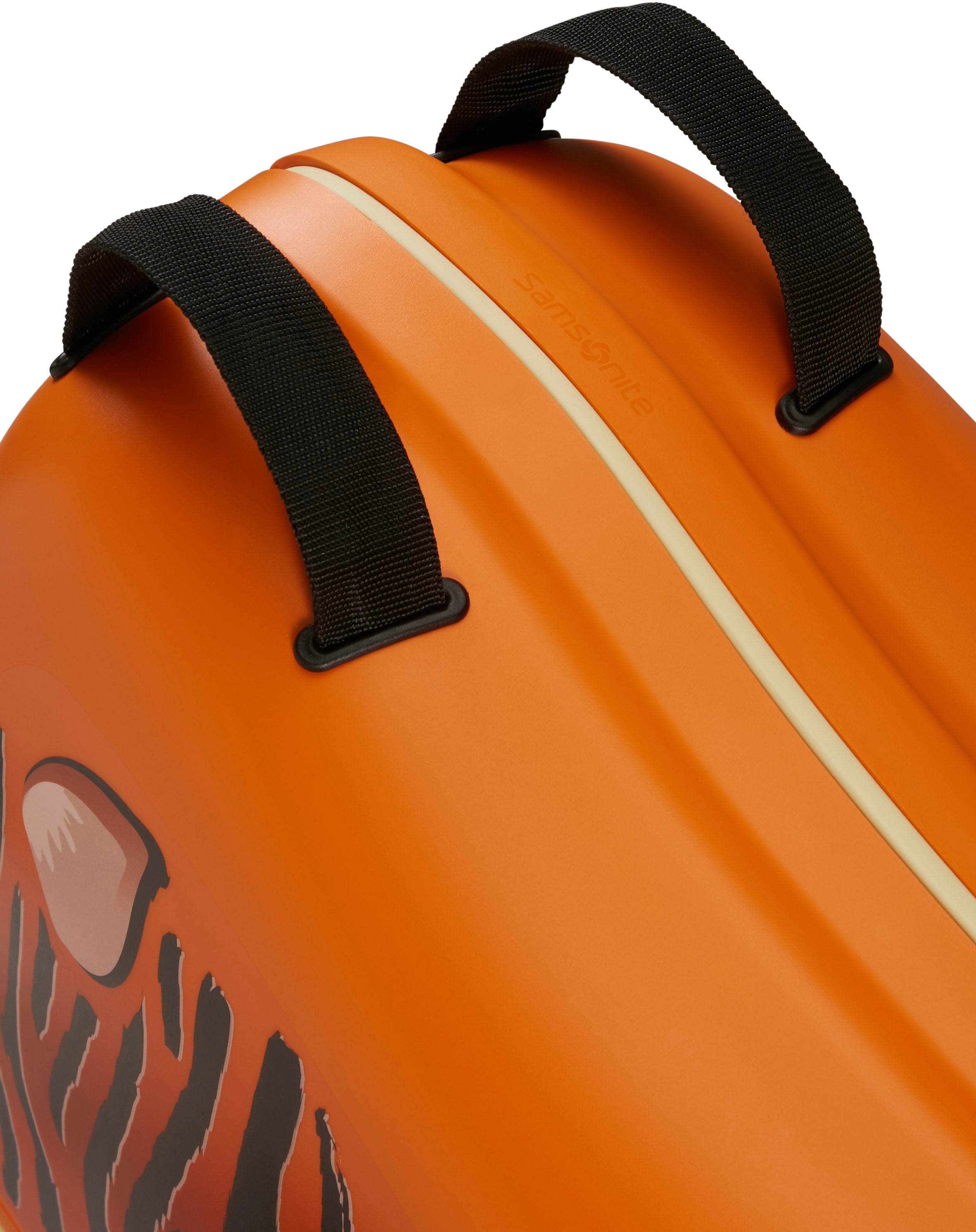 Samsonite Kinderkoffer »Dream2Go Ride-on Trolley, Tiger« 30 l 4 Rollen Kinder Reisegepäck Handgepäck-Koffer zum sitzen und ziehen