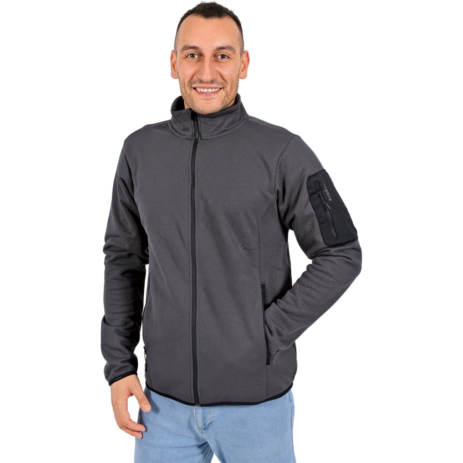 Icepeak Herren-Midlayerjacke Bredsted L, grau