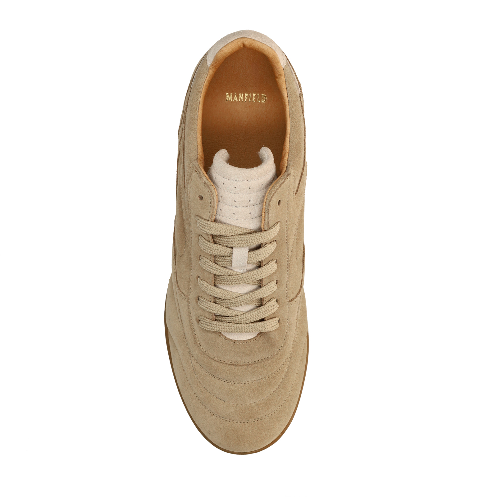 Beige suède sneakers