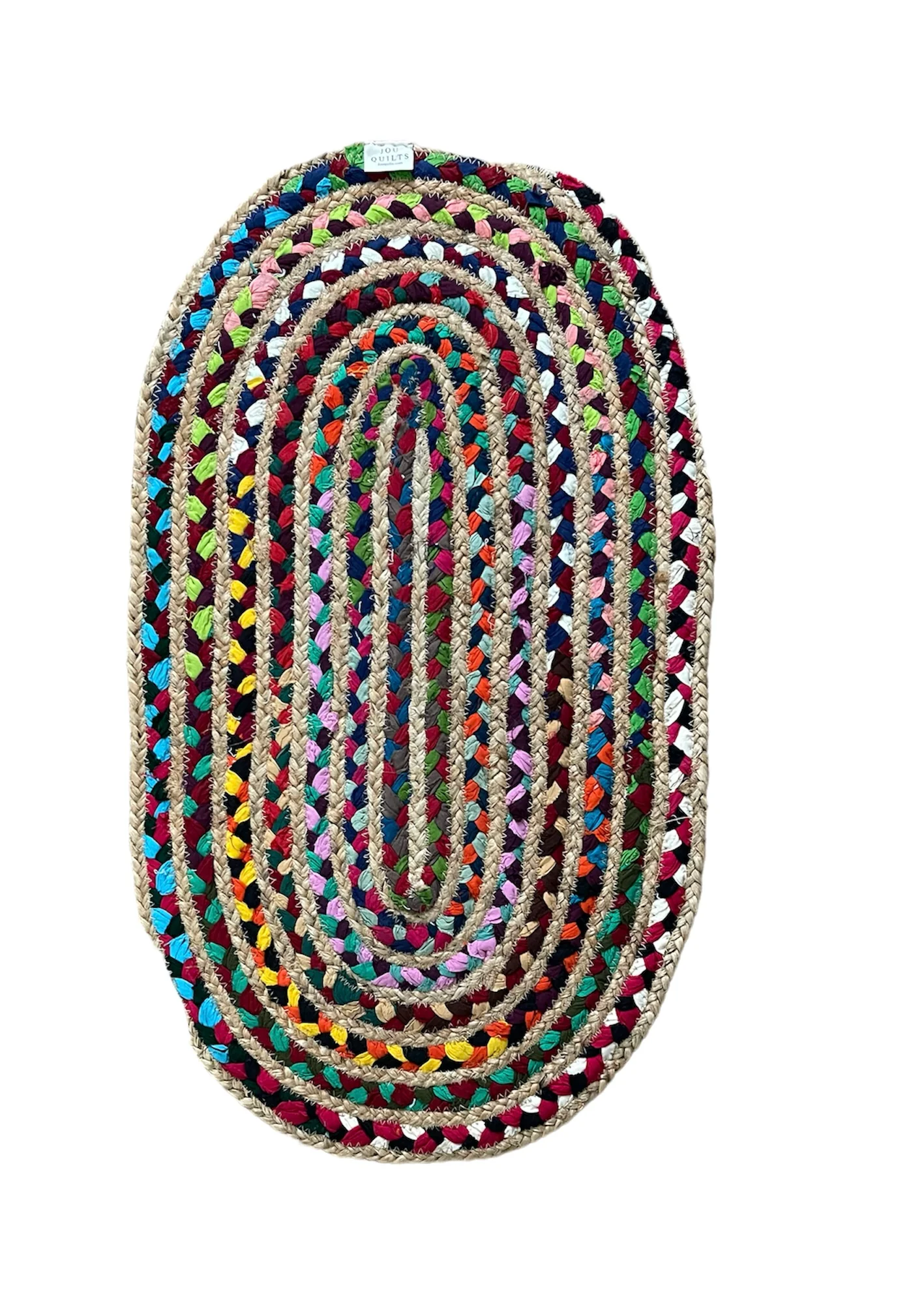 Jou Quilts  Jou Jute dørmåtte, mix - 70x40 cm.