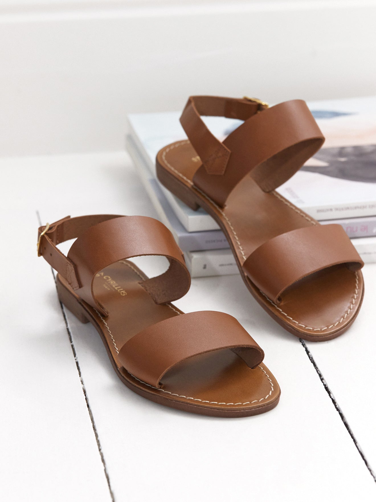 Sandales cuir fermeture boucle