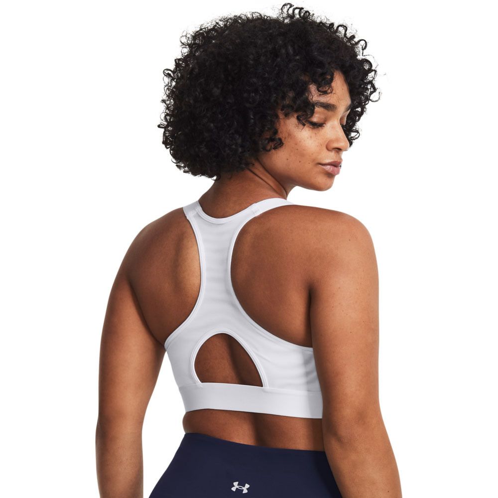Under Armour HEATGEAR® HIGH - Brassière Femme blanc