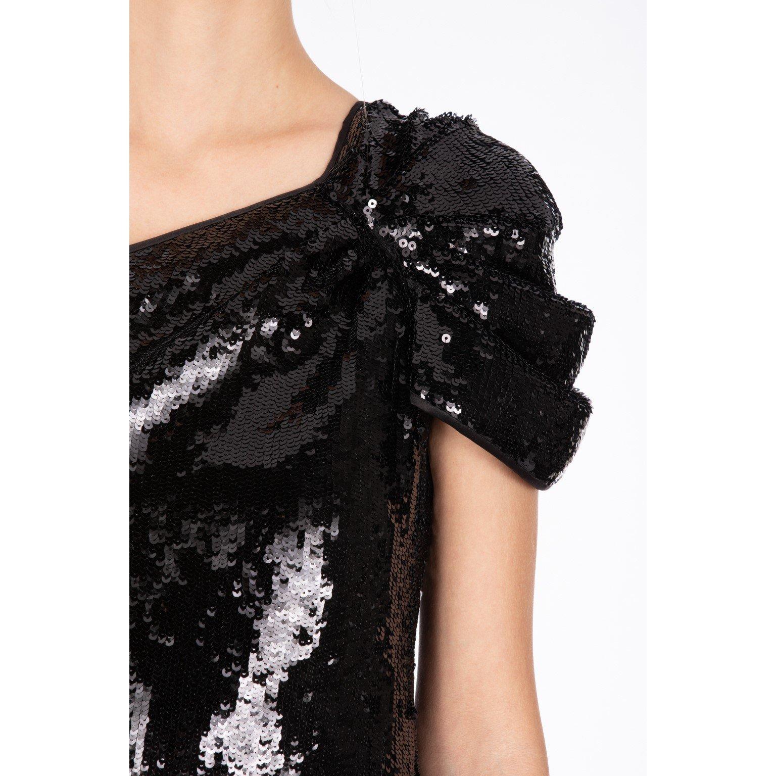 Emporio Armani Shoulder Bow Dress