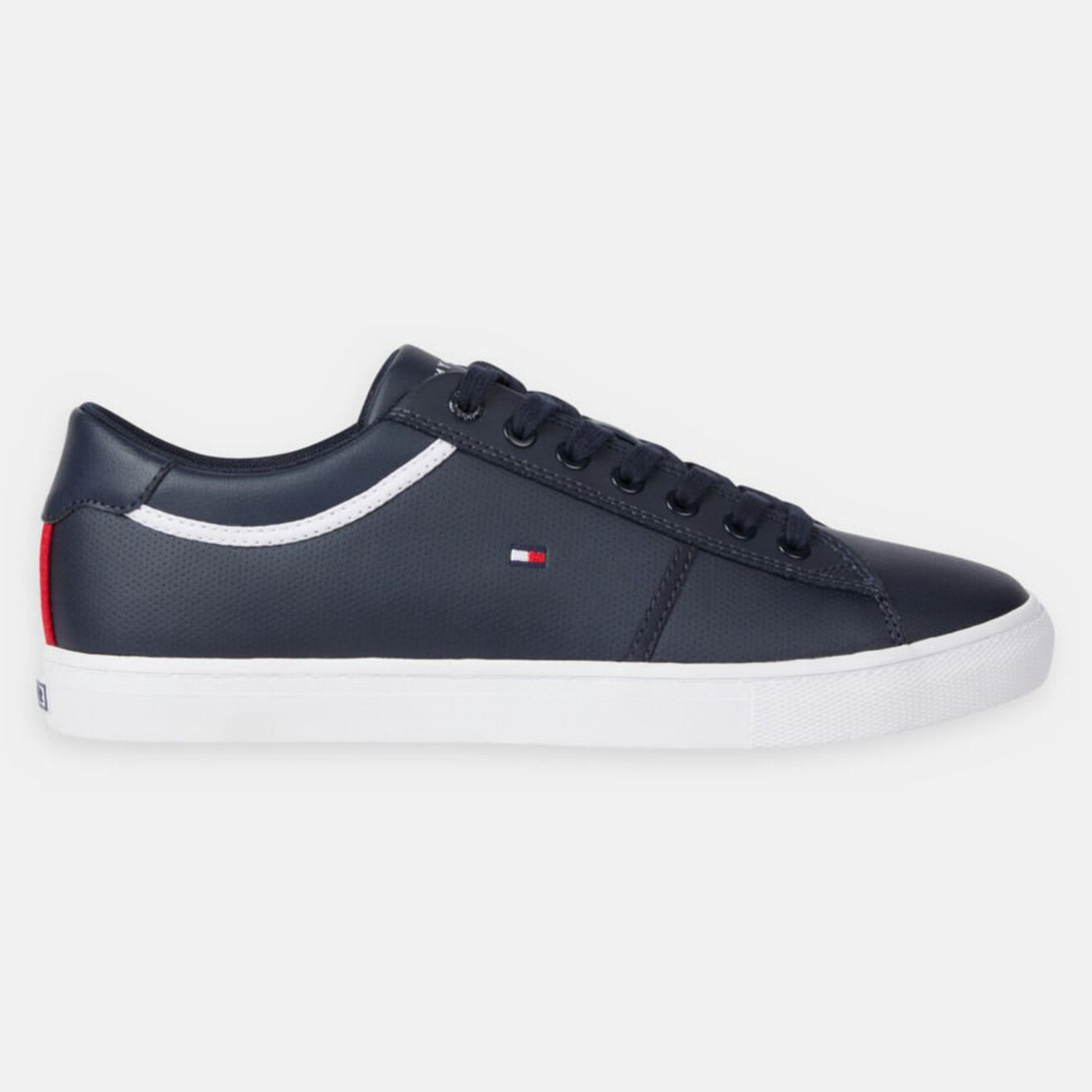 Tommy Hilfiger Baskets en Cuir Ionic Vulc bleu marine
