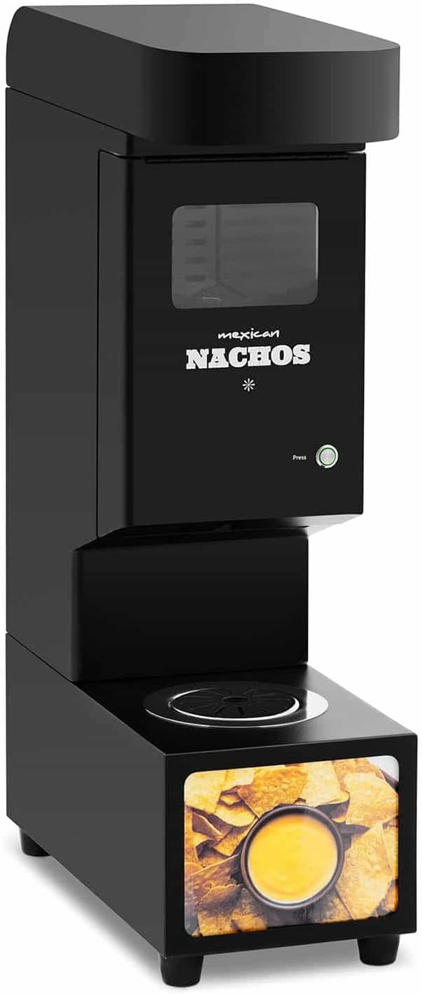 Royal Catering RCKW-ND01 Soßenspender Nacho-Käse 3,5 l 55-80 °C schwarz Soßenspender Gastro Soßenbehälter Saucenspender