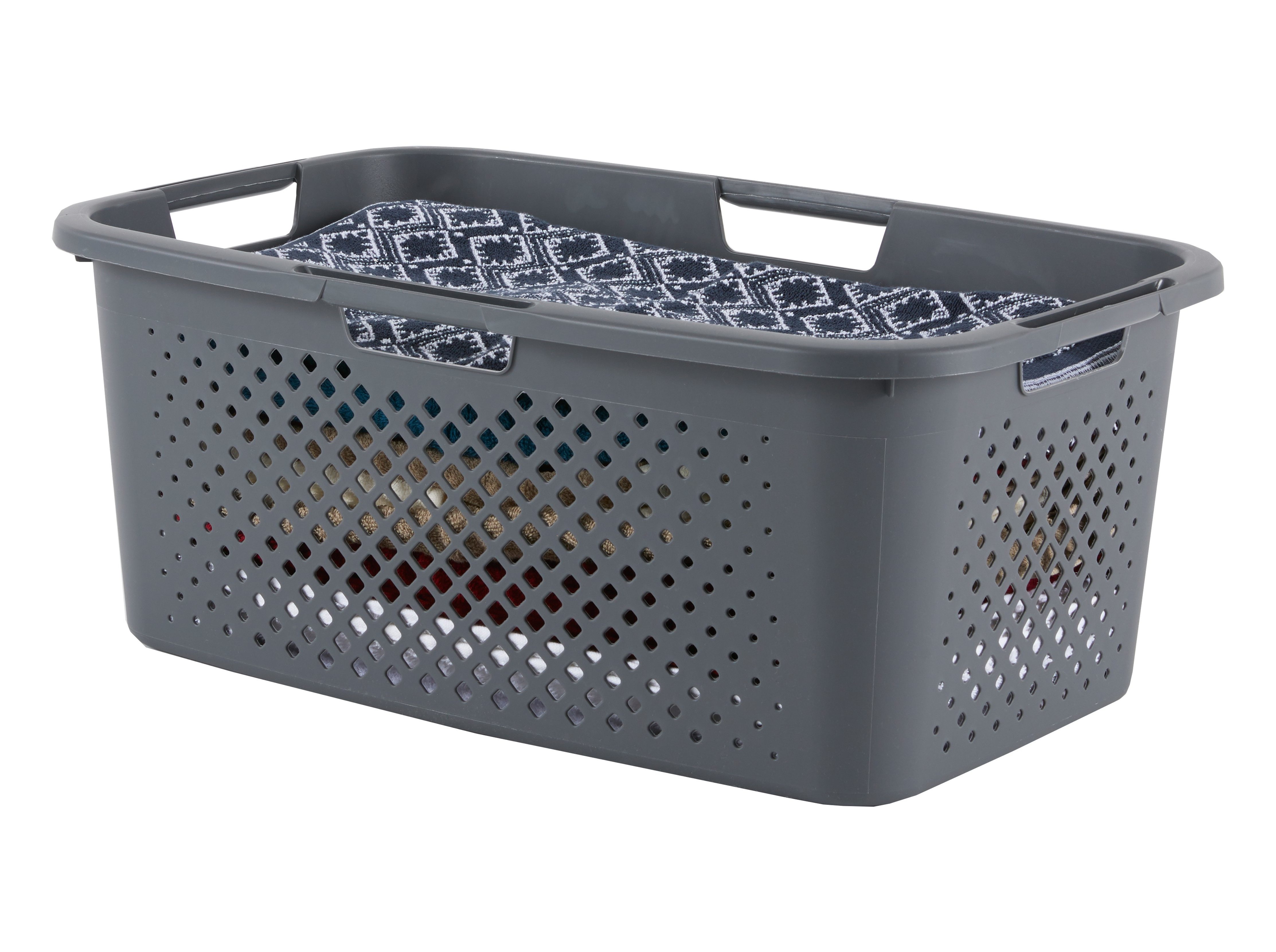 CESTO ROUPA LAVADA ACTUEL PLÁSTICO RECICLADO 37L