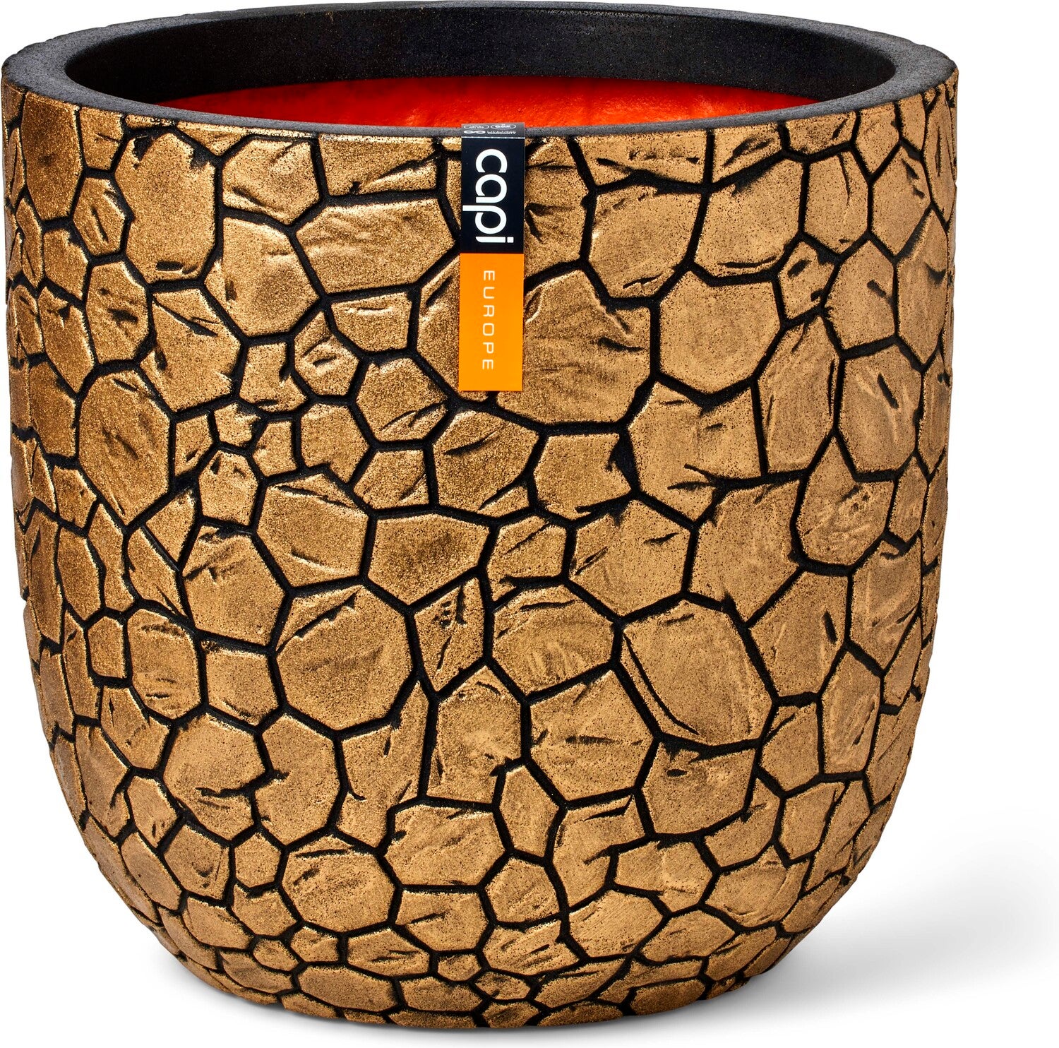 Capi Europe bloempot Clay goud / zwart D 43 H 41 cm