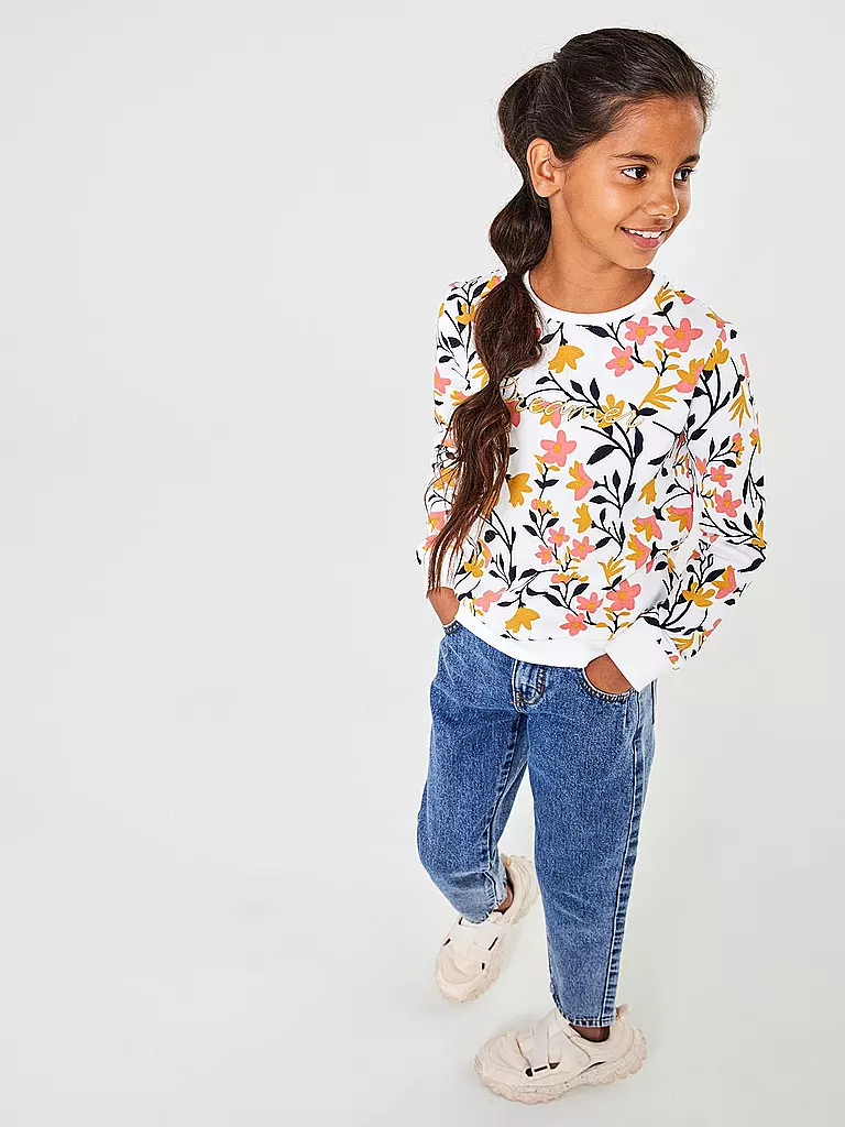 NAME IT Mädchen Jeans Mom Fit NKFBELLA blau