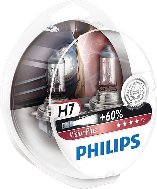Philips - 12972VPS2 - H7 Visionplus - 55W - 12V - 2 Stuks