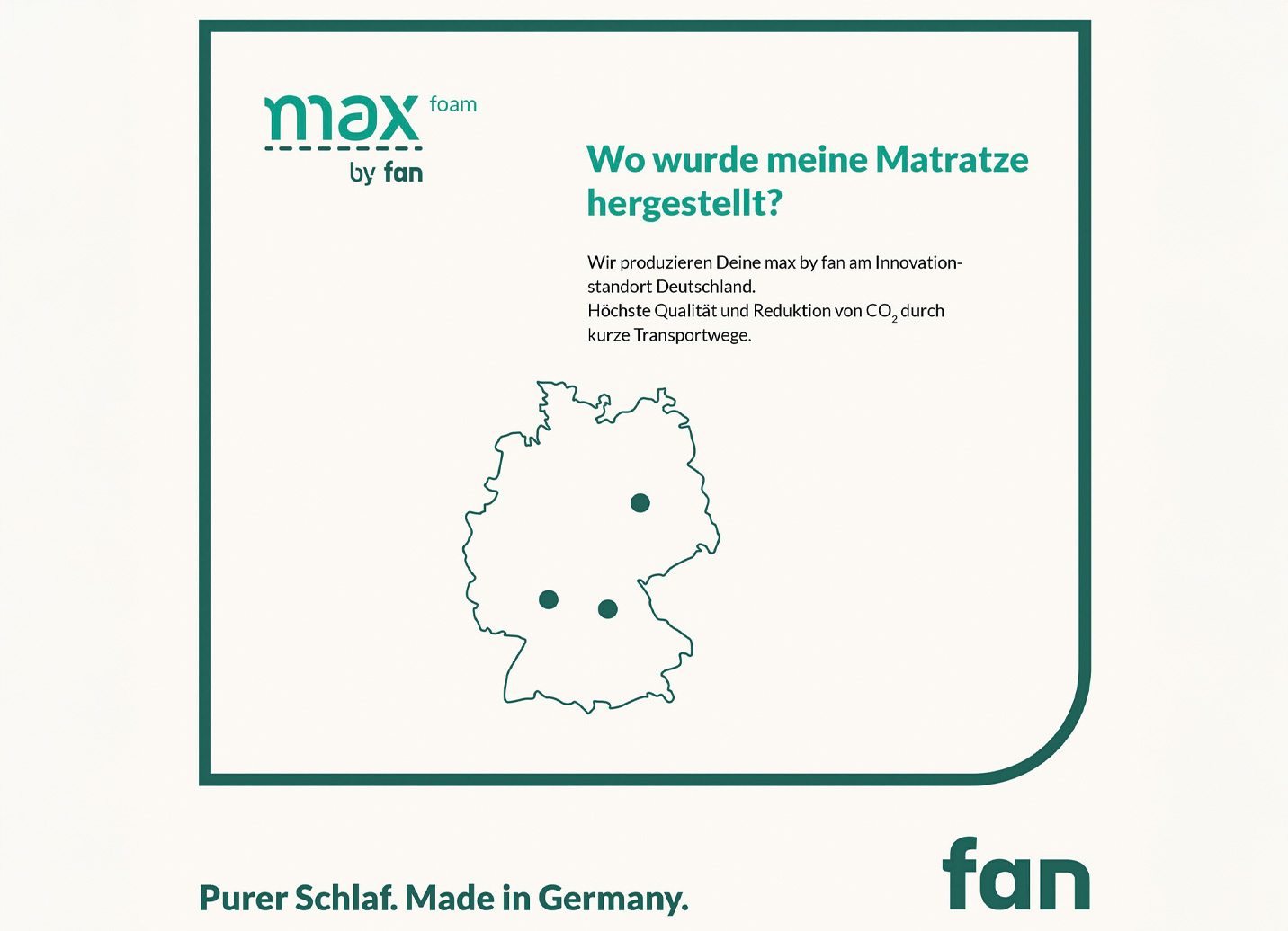 TESTSIEGER Mehrzonen-Matratze „max foam by fan“