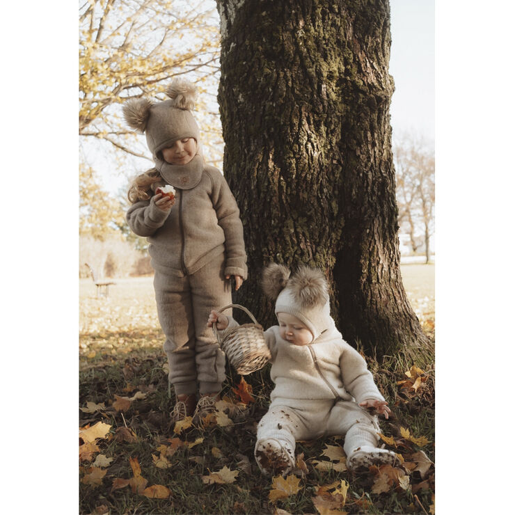 Mikk-Line Wool Baby Suit Melange denver