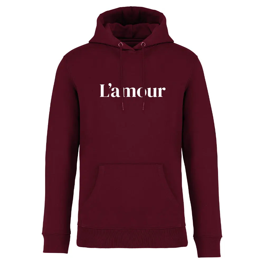 Sweat Capuche Recyclé - L'amour