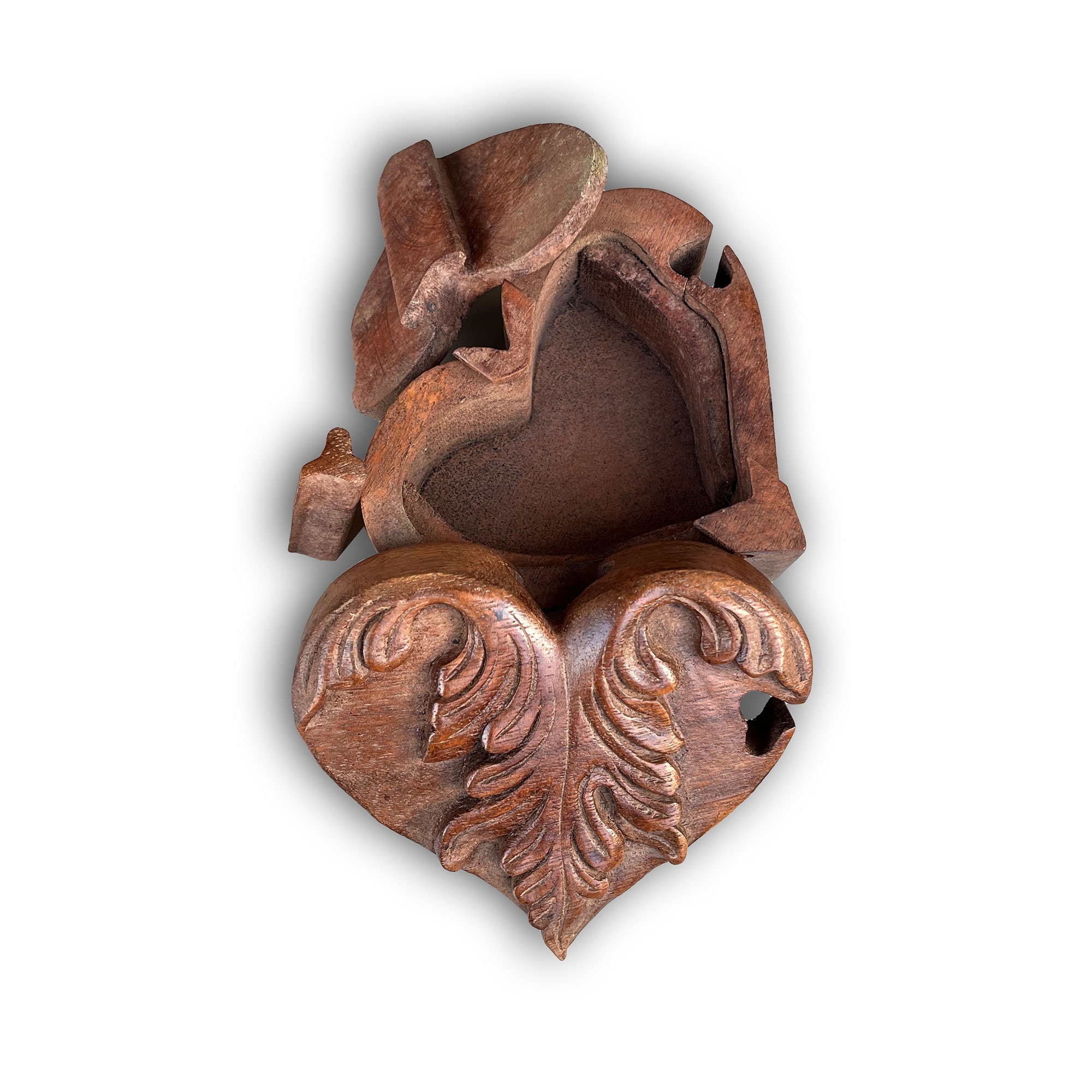 Secret Box 'Floral Heart', L 12 cm, B 9 cm, H 6 cm von fischer's lagerhaus