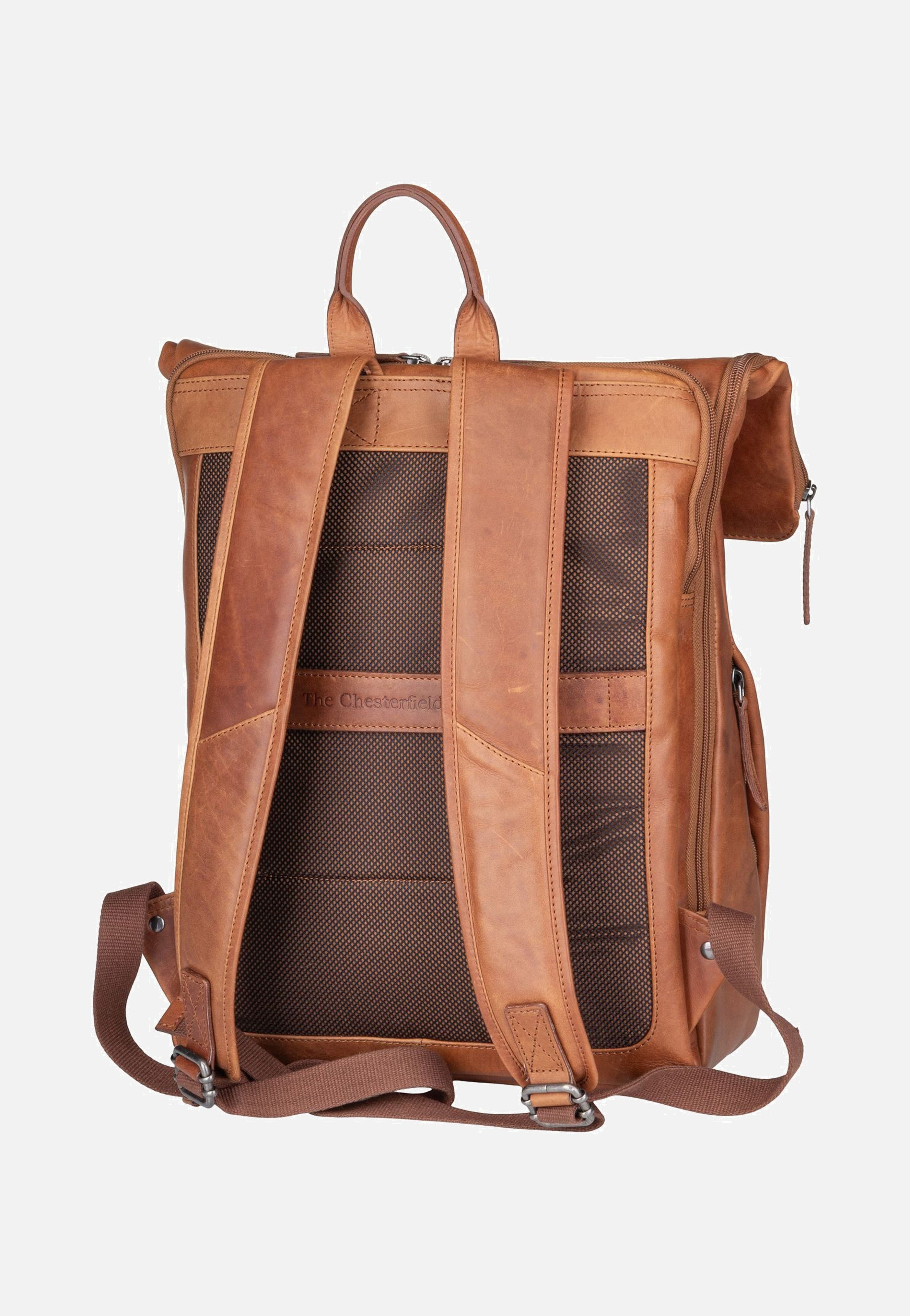 Savona 0322 Cognac - Rolltop Rucksack