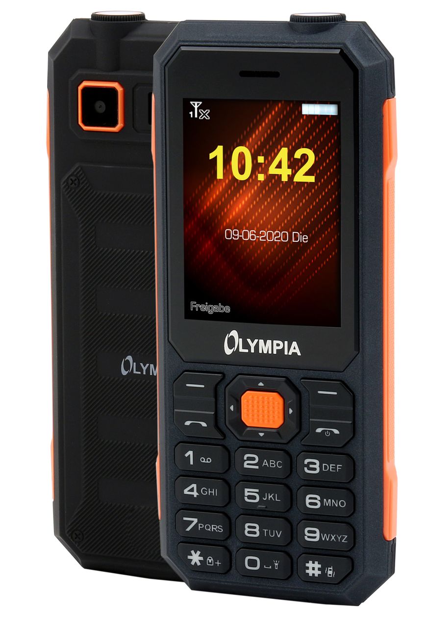 Robustes Outdoor Handy Mobiltelefon IP 67 Wasserfest StossfestModell Active